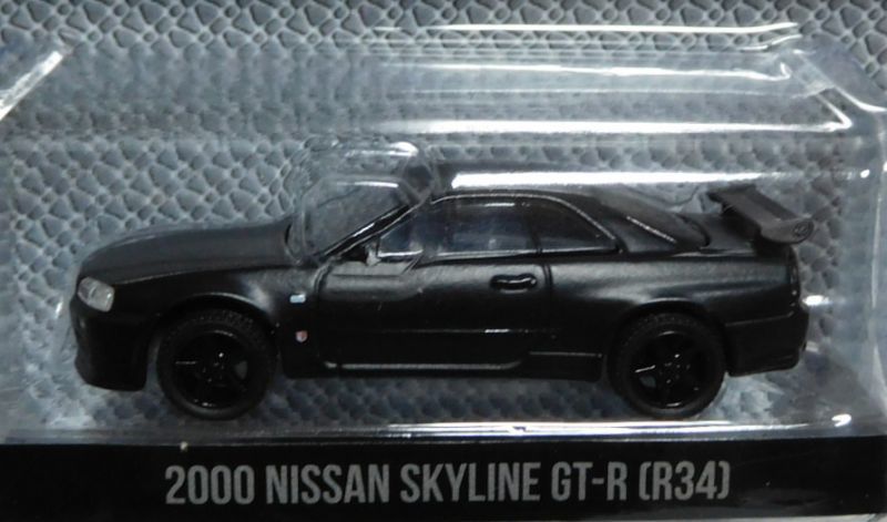 画像: 2017 GREENLIGHT BLACK BANDIT SERIES18 【2000 NISSAN SKYLINE GT-R (R34)】 BLACK/RR