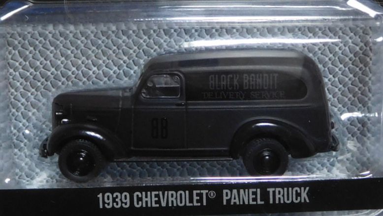 画像: 2017 GREENLIGHT BLACK BANDIT SERIES18 【1939 CHEVROLET PANEL TRUCK】 FLAT BLACK/RR