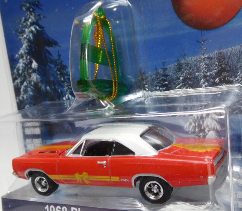 画像: 2017 GREENLIGHT HOLIDAY ORNAMENTS S2 【1968 PLYMOUTH GTX】 RED-WHITE/RR