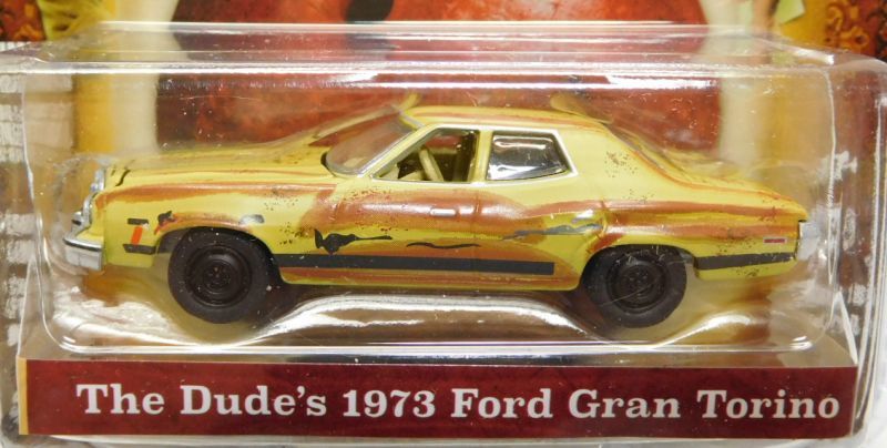画像: 2017 GREENLIGHT HOLLYWOOD SERIES 18 【THE DUDE'S 1973 FORD GRAN TORINO】 PALE YELLOW/RR (THE BIG LEBOWSKI) 