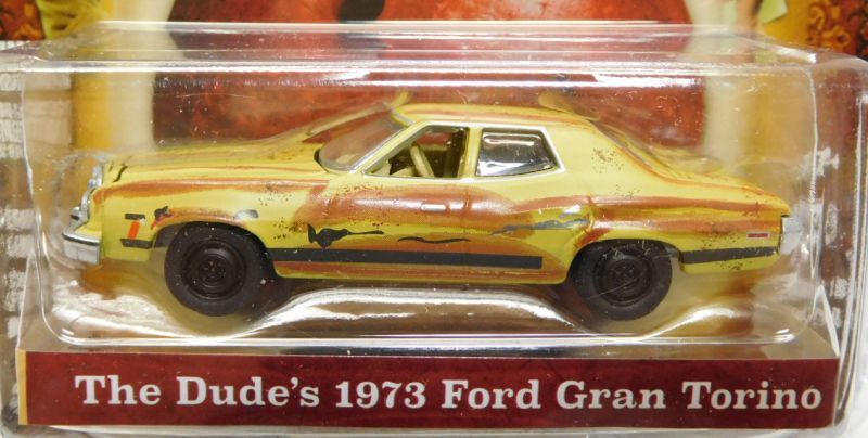 画像: 2017 GREENLIGHT HOLLYWOOD SERIES 18 【THE DUDE'S 1973 FORD GRAN TORINO】 PALE YELLOW/RR (THE BIG LEBOWSKI) 