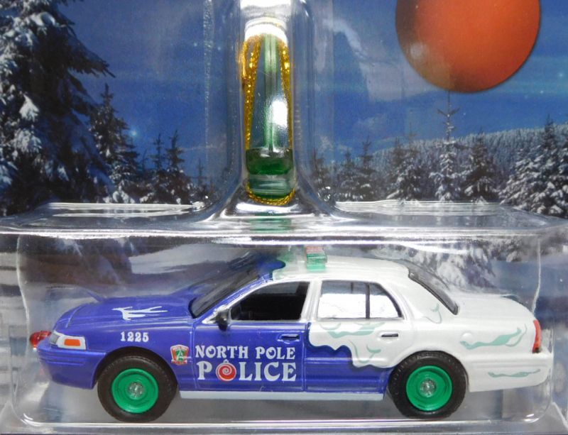 画像: 2017 GREENLIGHT HOLIDAY ORNAMENTS S2 【2001 FORD CROWN VICTORIA POLICE INTERCEPTOR】 BLUE-WHITE/RR