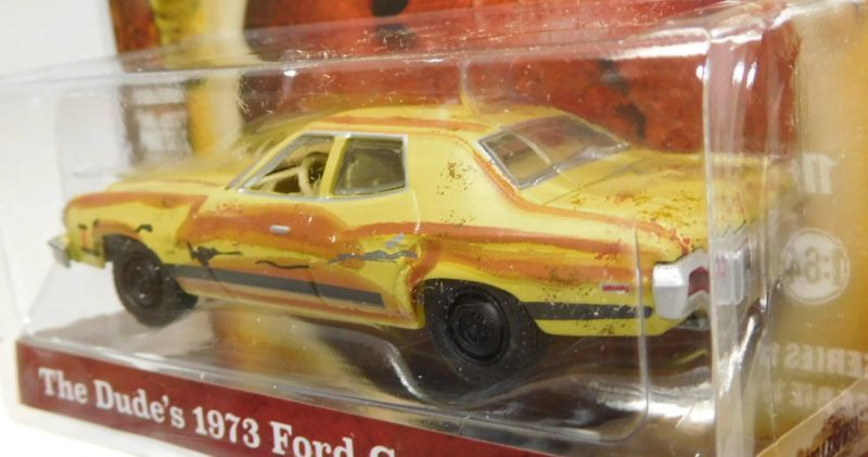 画像: 2017 GREENLIGHT HOLLYWOOD SERIES 18 【THE DUDE'S 1973 FORD GRAN TORINO】 PALE YELLOW/RR (THE BIG LEBOWSKI) 