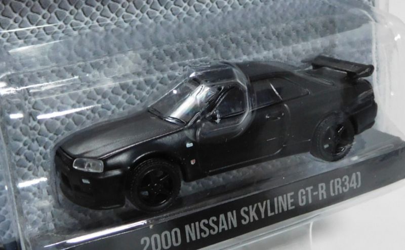 画像: 2017 GREENLIGHT BLACK BANDIT SERIES18 【2000 NISSAN SKYLINE GT-R (R34)】 BLACK/RR