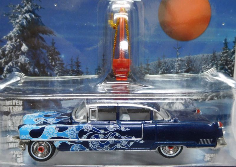 画像: 2017 GREENLIGHT HOLIDAY ORNAMENTS S2 【1955 CADILLAC FLEETWOOD SERIES 60】 NAVY/RR