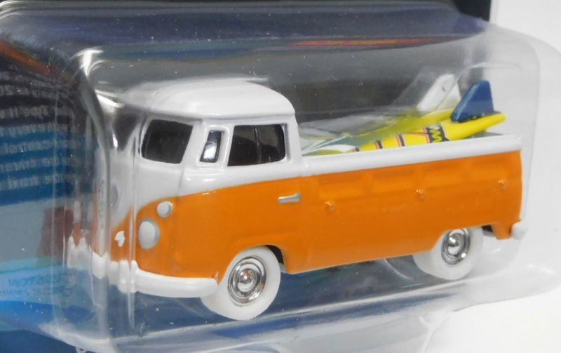 画像: 2017 JOHNNY LIGHTNING - "MIJO EXCLUSIVE" 【"SURF RODS" 1962 VW TYPE II PICKUP】 ORANGE-WHITE/RR (WHITE LIGHTNING)