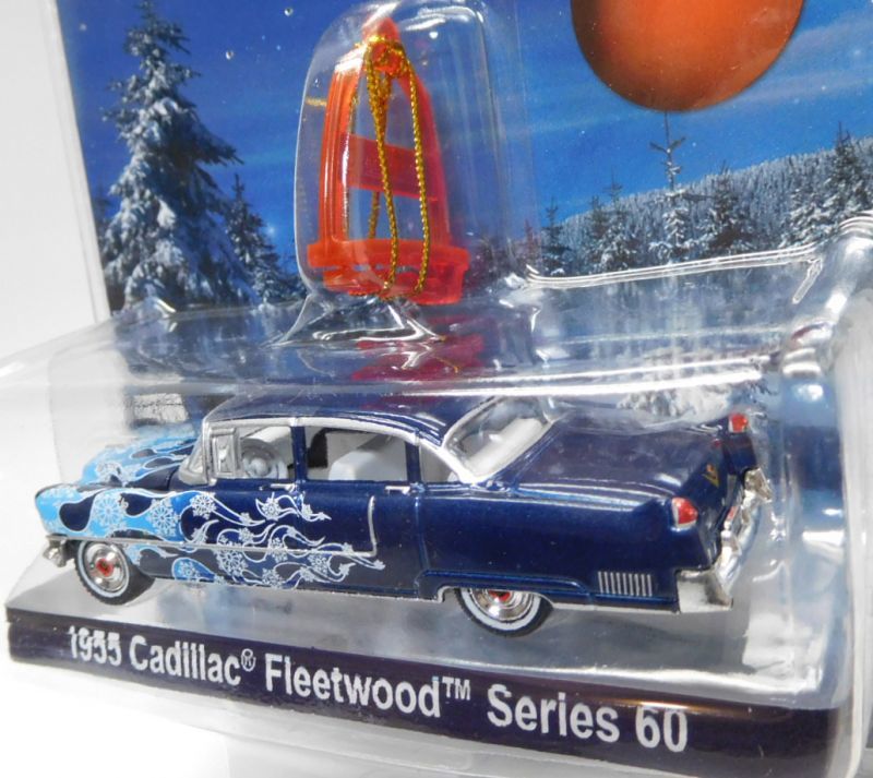 画像: 2017 GREENLIGHT HOLIDAY ORNAMENTS S2 【1955 CADILLAC FLEETWOOD SERIES 60】 NAVY/RR