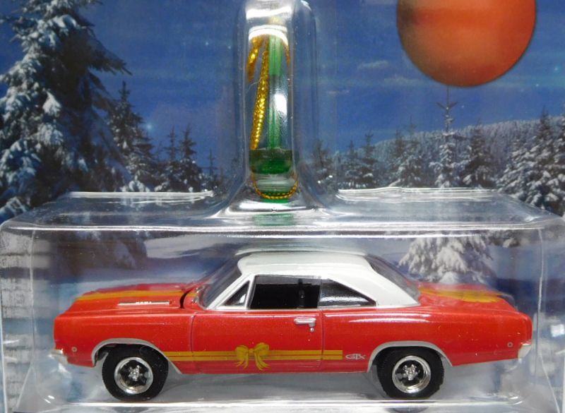 画像: 2017 GREENLIGHT HOLIDAY ORNAMENTS S2 【1968 PLYMOUTH GTX】 RED-WHITE/RR