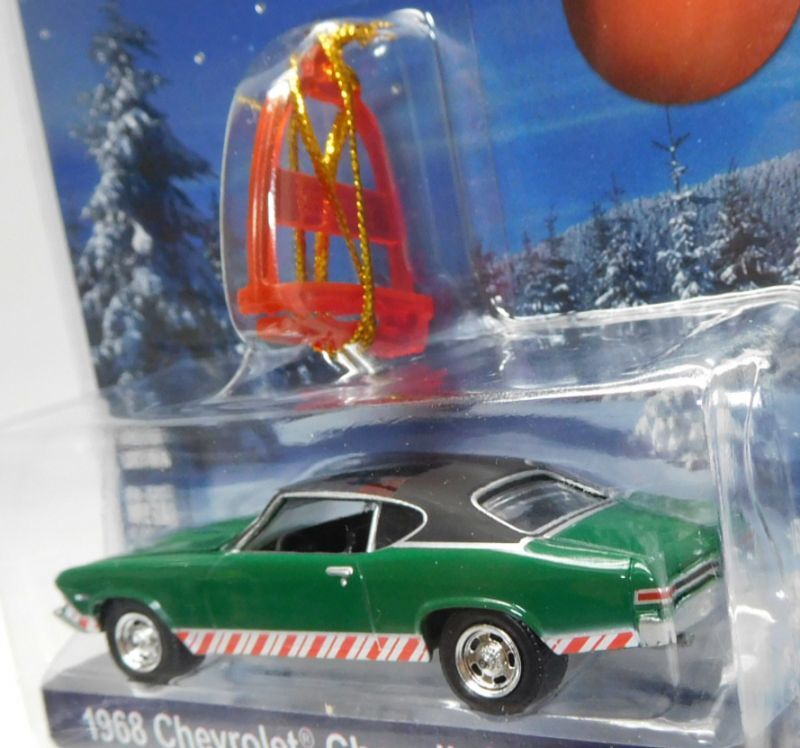 画像: 2017 GREENLIGHT HOLIDAY ORNAMENTS S2 【1968 CHEVROLET CHEVELLE SS】 GREEN/RR