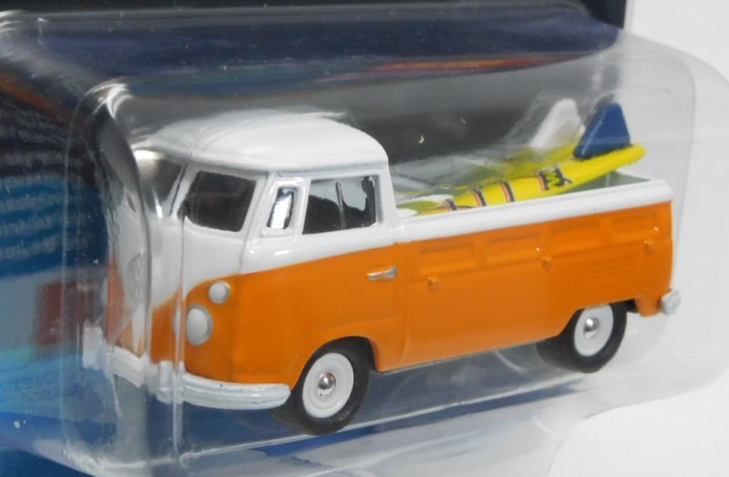 画像: 2017 JOHNNY LIGHTNING - "MIJO EXCLUSIVE" 【"SURF RODS" 1962 VW TYPE II PICKUP】 ORANGE-WHITE/RR (2400個限定)