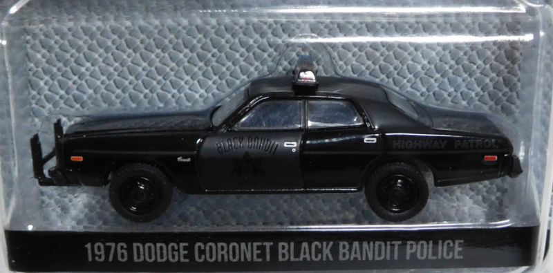 画像: 2017 GREENLIGHT BLACK BANDIT SERIES18 【1976 DODGE CORONET BLACK BANDIT POLICE】 BLACK/RR