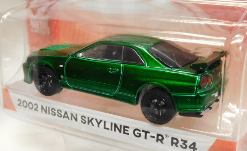 画像: 2017 GREENLIGHT TOKYO TORQUE S1 【2002 NISSAN SKYLINE GT-R R34】MET.GREEN/RR (GREEN MACHINE) 