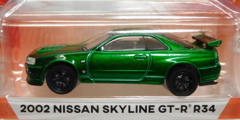 画像: 2017 GREENLIGHT TOKYO TORQUE S1 【2002 NISSAN SKYLINE GT-R R34】MET.GREEN/RR (GREEN MACHINE) 