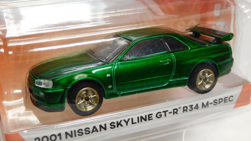 画像: 2017 GREENLIGHT TOKYO TORQUE S1 【2001 NISSAN SKYLINE GT-R R34 M-SPEC】MET.GREEN/RR (GREEN MACHINE) 