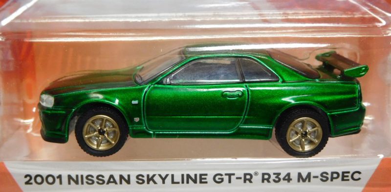 画像: 2017 GREENLIGHT TOKYO TORQUE S1 【2001 NISSAN SKYLINE GT-R R34 M-SPEC】MET.GREEN/RR (GREEN MACHINE) 