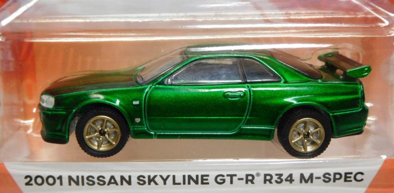 画像: 2017 GREENLIGHT TOKYO TORQUE S1 【2001 NISSAN SKYLINE GT-R R34 M-SPEC】MET.GREEN/RR (GREEN MACHINE) 