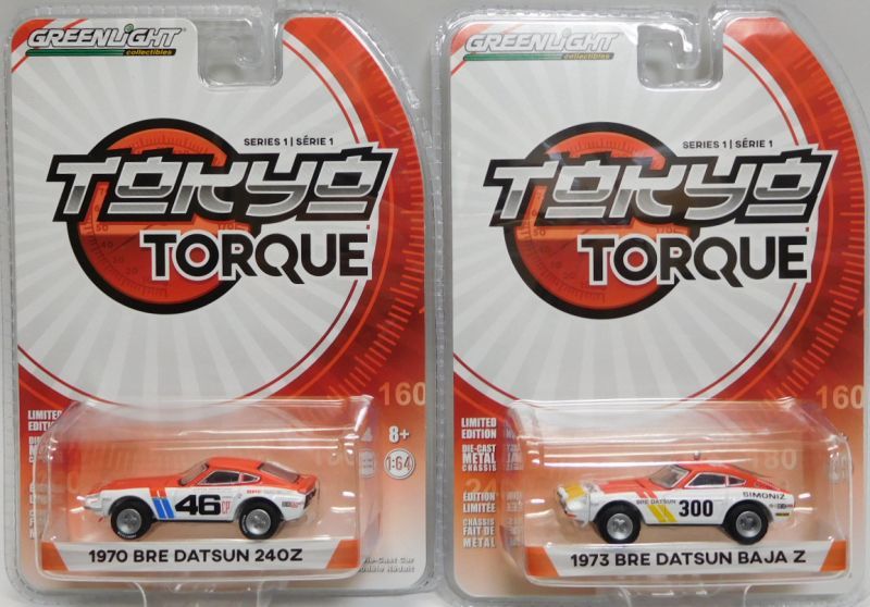 画像: 2017 GREENLIGHT TOKYO TORQUE S1 【6種セット】 1970 BRE DATSUN 240Z/1973 BRE DATSUN BAJA Z/1971 DATSUN 240Z/2001 NISSAN SKYLINE GT-R R34 M-SPEC/2002 NISSAN SKYLINE GT-R R34/2014 NISSAN GT-R R35