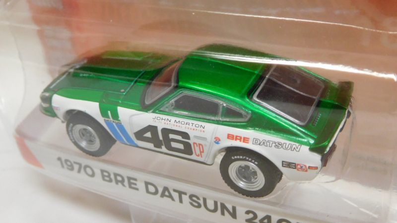 画像: 2017 GREENLIGHT TOKYO TORQUE S1 【1970 BRE DATSUN 240Z (#46)】MET.GREEN-WHITE/RR (GREEN MACHINE) 