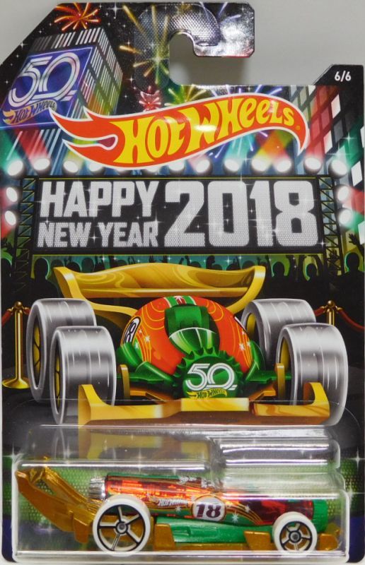 画像: 2017 WALMART EXCLUSIVE HOLIDAY HOT RODS + HAPPY NEW YEAR 【6種セット】 CARBONATOR/SCOOPA DI FUEGO/FANDANGO/RENNEN RIG/SUPER STINGER/DIESEL DUTY