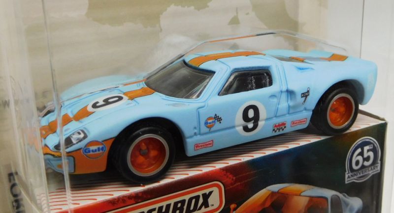 画像: 2018 MATCHBOX GLOBE TRAVELERS 【FORD GT40 (GULF)】 FLAT LT.BLUE/RR(予約不可）