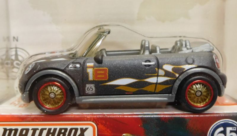 画像: 2018 MATCHBOX GLOBE TRAVELERS 【MINI COOPER S CABRIOLET】 FLAT GRAY/RR(予約不可）