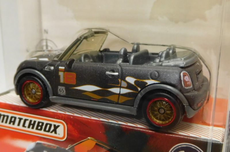 画像: 2018 MATCHBOX GLOBE TRAVELERS 【MINI COOPER S CABRIOLET】 FLAT GRAY/RR(予約不可）