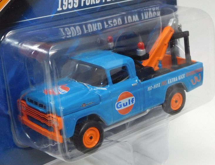 画像: 2018 JOHNNY LIGHTNING - "MIJO EXCLUSIVE" 【"GULF" 1959 FORD F250 TOW TRUCK】 DK.BLUE/RR (2400個限定)