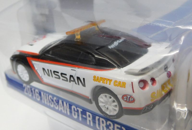 画像: 2018 GREENLIGHT MIJO EXCLUSIVE 【"STP" 2016 NISSAN GT-R (R35) SAFETY CAR】 WHITE-BLACK/RR