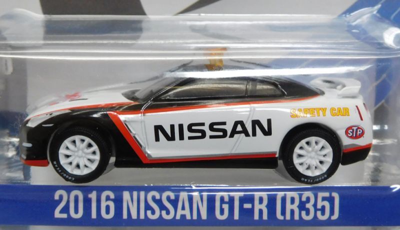 画像: 【年末謝恩価格】2018 GREENLIGHT MIJO EXCLUSIVE 【"STP" 2016 NISSAN GT-R (R35) SAFETY CAR】 WHITE-BLACK/RR