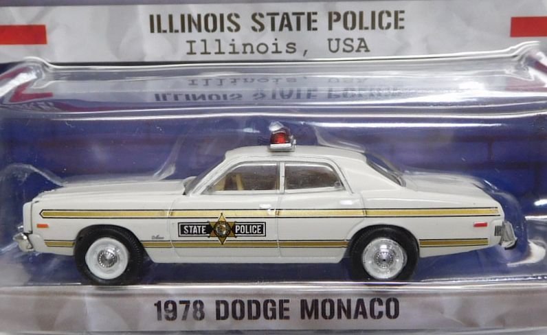 画像: 2018 GREENLIGHT HOT PURSUIT S25 【1978 DODGE MONACO】 CREAM/RR (ILLINOIS STATE POLICE)