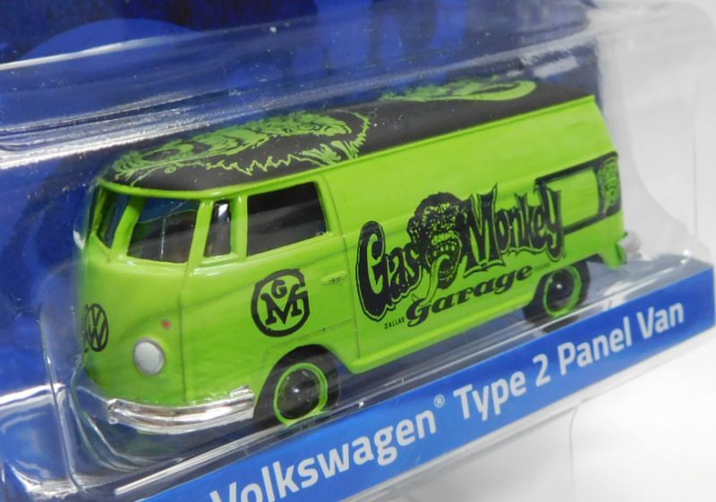 画像: 2018 GREENLIGHT MIJO EXCLUSIVE 【"GAS MONKEY" VW TYPE 2 PANEL VAN/VW TYPE 2 CREW CAB PICK-UP(2台セット）】 LT.GREEN/RR