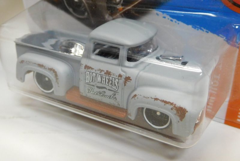 画像: 【CUSTOM '56 FORD TRUCK】 FLAT GRAY/NEW WHEELS (サビTAMPO) (インターナショナル・ショートカード）