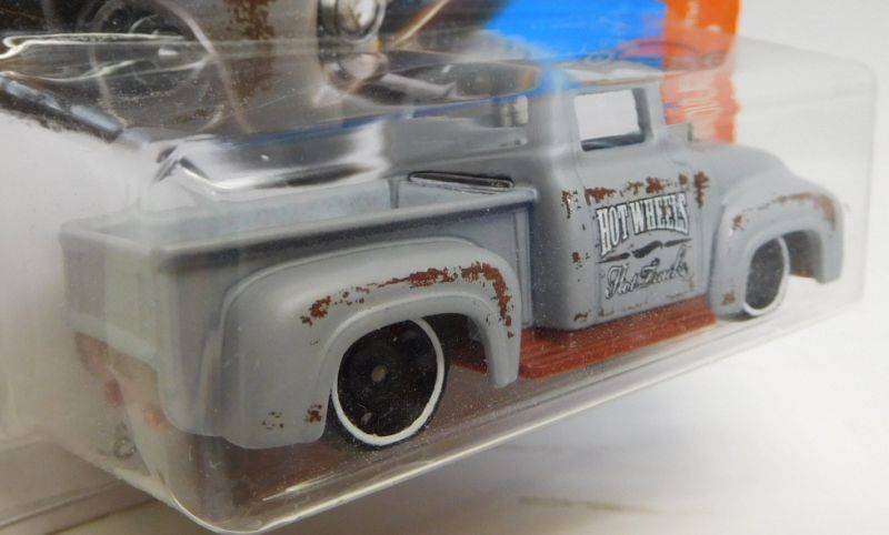 画像: 【CUSTOM '56 FORD TRUCK】 FLAT GRAY/NEW WHEELS (サビTAMPO) (インターナショナル・ショートカード）