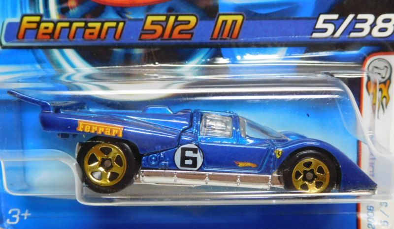 画像: 【FERRARI 512 M】　BLUE/5SP(インターナショナル・ショートカード）