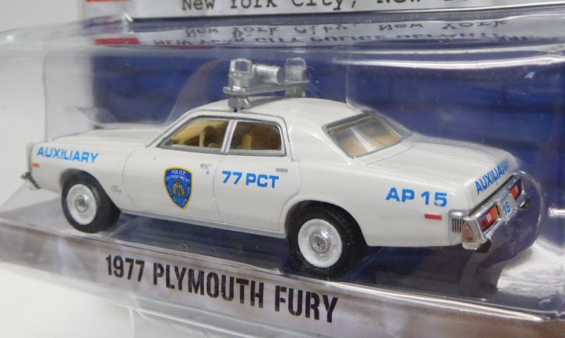 画像: 2018 GREENLIGHT HOT PURSUIT S25 【1977 PLYMOUTH FURY】 CREAM/RR (NEW YORK CITY POLICE DEPARTMENT)