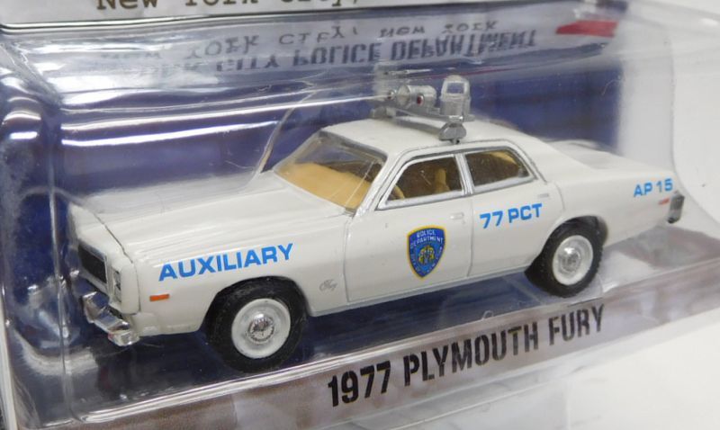 画像: 2018 GREENLIGHT HOT PURSUIT S25 【1977 PLYMOUTH FURY】 CREAM/RR (NEW YORK CITY POLICE DEPARTMENT)