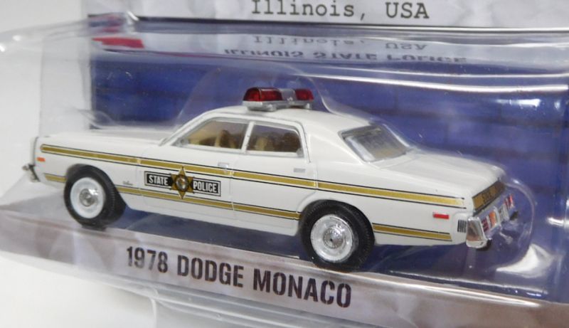 画像: 2018 GREENLIGHT HOT PURSUIT S25 【1978 DODGE MONACO】 CREAM/RR (ILLINOIS STATE POLICE)