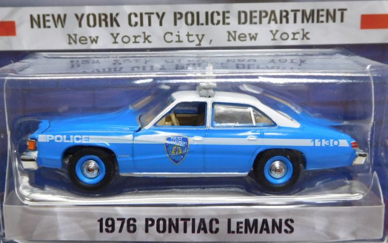 画像: 2018 GREENLIGHT HOT PURSUIT S25 【1976 PONTIAC LE MANS】 BLUE/RR (NEW YORK CITY POLICE DEPARTMENT)