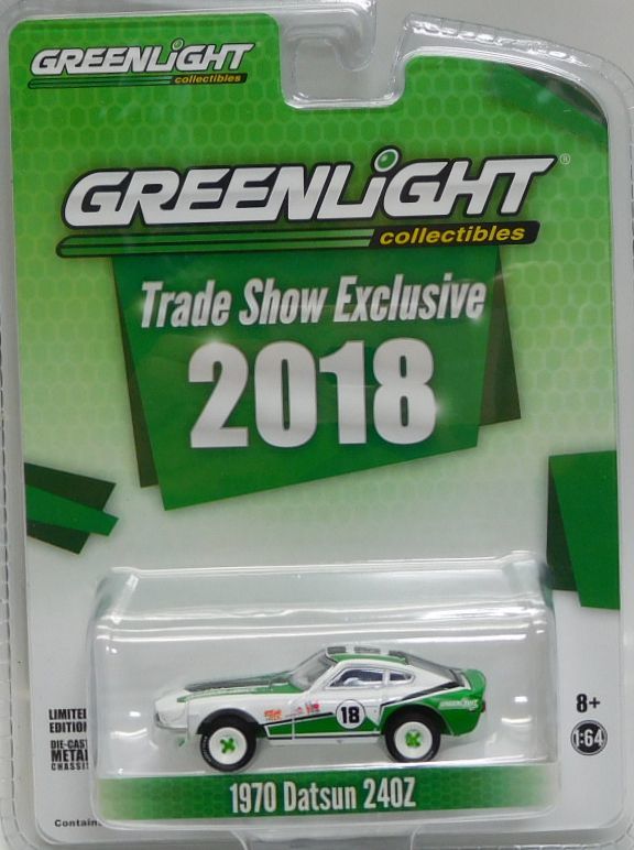 画像: 2018 GREENLIGHT TRADE SHOW EXCLUSIVE 【1970 DATSUN 240Z】 WHITE-GREEN/RR(GREEN MACHINE)