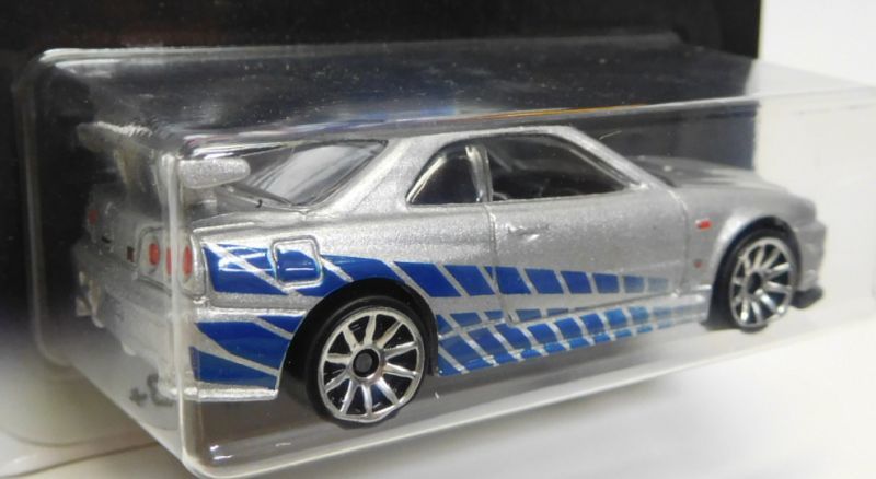 画像: 2017 WALMART EXCLUSIVE HW FAST & FURIOUS （ワイルドスピード）【NISSAN SKYLINE GT-RB(R34)】SILVER/10SP