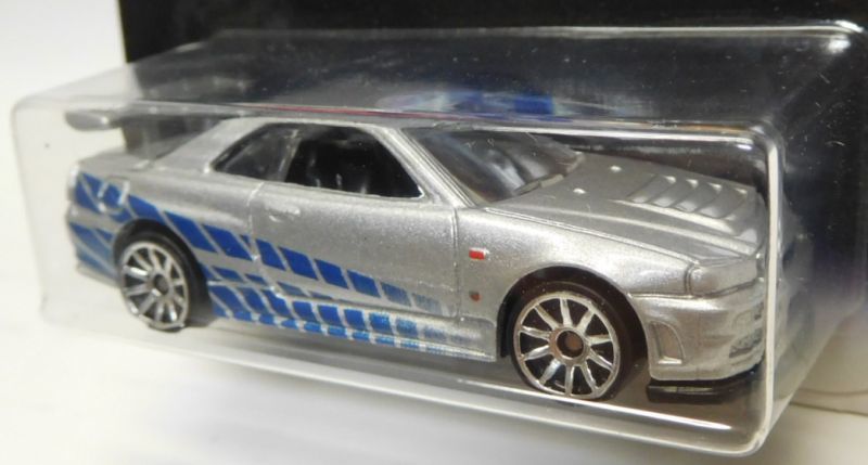 画像: 2017 WALMART EXCLUSIVE HW FAST & FURIOUS （ワイルドスピード）【NISSAN SKYLINE GT-RB(R34)】SILVER/10SP