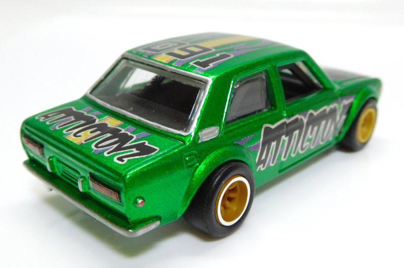 画像: KAZY KUSTOMS 【"attictoyz" DATSUN BLUEBIRD 510 (カスタム完成品）】 GREEN/RR （送料サービス適用外） 