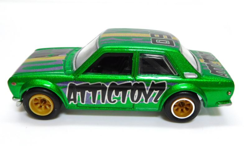 画像: KAZY KUSTOMS 【"attictoyz" DATSUN BLUEBIRD 510 (カスタム完成品）】 GREEN/RR （送料サービス適用外） 