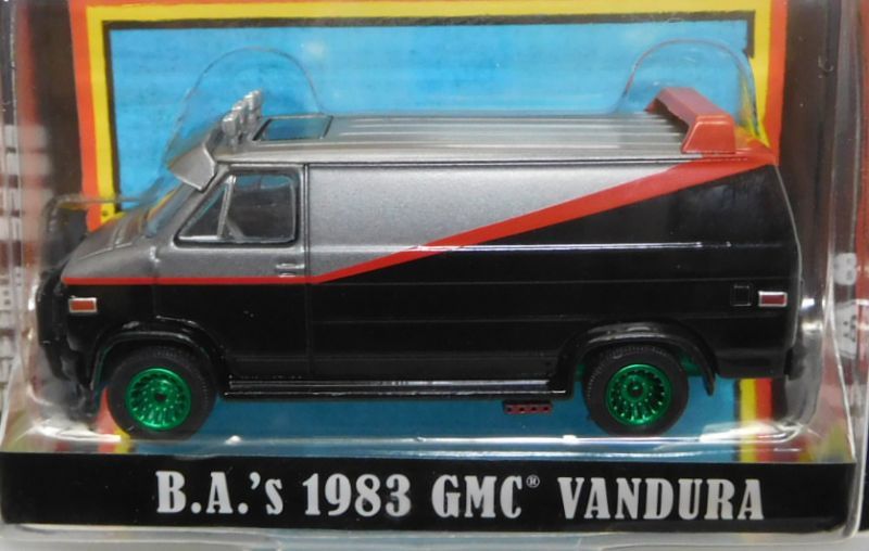 画像: 2018 GREENLIGHT HOLLYWOOD SERIES 19 【B.A.'S 1983 GMC VANDURA】 BLACK-GRAY/RR (THE A-TEAM) (GREEN MACHINE)