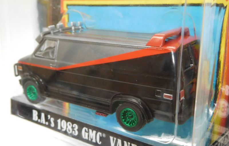 画像: 2018 GREENLIGHT HOLLYWOOD SERIES 19 【B.A.'S 1983 GMC VANDURA】 BLACK-GRAY/RR (THE A-TEAM) (GREEN MACHINE)