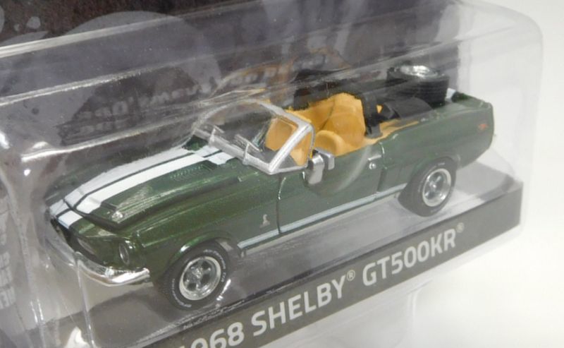 画像: 2018 GREENLIGHT HOLLYWOOD SERIES 19 【1968  SHELBY GT500KR】 DK.GREEN/RR (GAS MONKEY) 