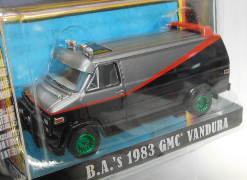 画像: 2018 GREENLIGHT HOLLYWOOD SERIES 19 【B.A.'S 1983 GMC VANDURA】 BLACK-GRAY/RR (THE A-TEAM) (GREEN MACHINE)