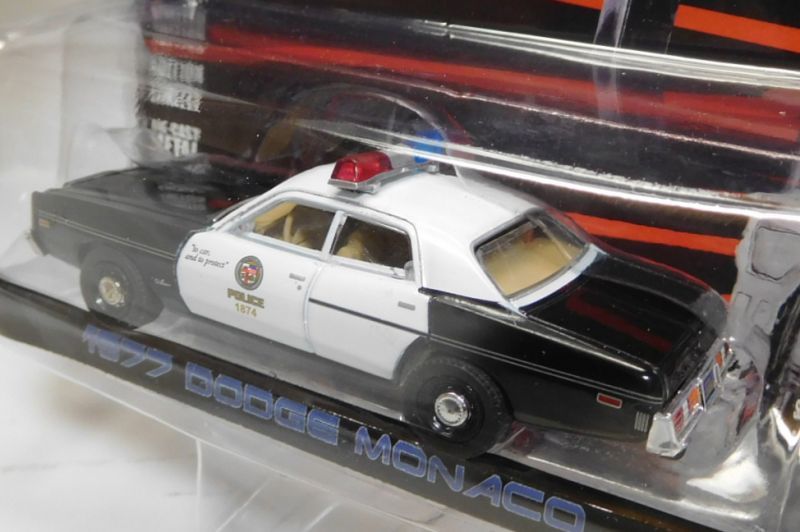 画像: 2018 GREENLIGHT HOLLYWOOD SERIES 19 【1977 DODGE MONACO】 BLACK-WHITE/RR (THE TERMINATOR) 