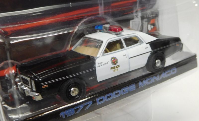 画像: 2018 GREENLIGHT HOLLYWOOD SERIES 19 【1977 DODGE MONACO】 BLACK-WHITE/RR (THE TERMINATOR) 