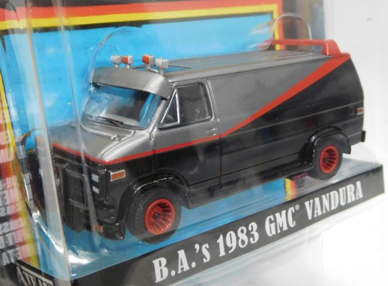 画像: 2018 GREENLIGHT HOLLYWOOD SERIES 19 【B.A.'S 1983 GMC VANDURA】 BLACK-GRAY/RR (THE A-TEAM) 